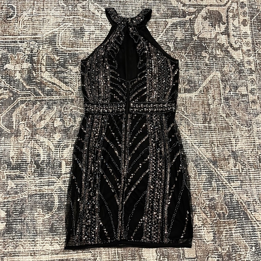 Sequin Black Dress - Picture 5 of 8